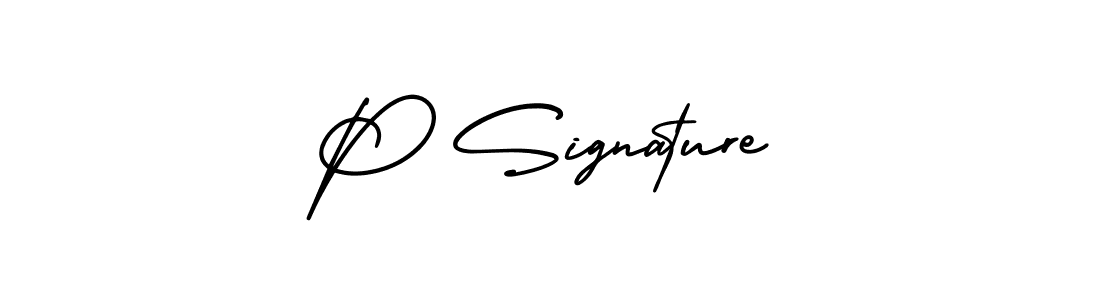 The best way (AmerikaSignatureDemo-Regular) to make a short signature is to pick only two or three words in your name. The name P Signature include a total of six letters. For converting this name. P Signature signature style 3 images and pictures png