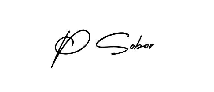 Also we have P Sobor name is the best signature style. Create professional handwritten signature collection using AmerikaSignatureDemo-Regular autograph style. P Sobor signature style 3 images and pictures png