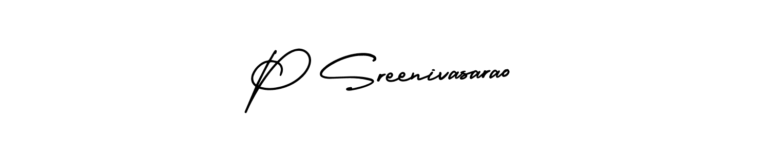 How to Draw P Sreenivasarao signature style? AmerikaSignatureDemo-Regular is a latest design signature styles for name P Sreenivasarao. P Sreenivasarao signature style 3 images and pictures png