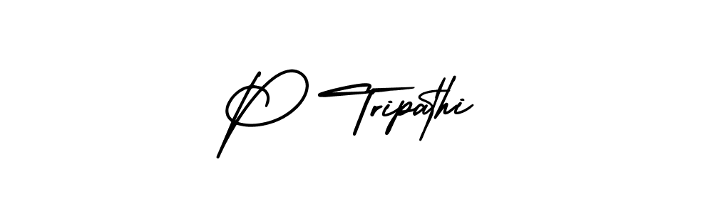 How to Draw P Tripathi signature style? AmerikaSignatureDemo-Regular is a latest design signature styles for name P Tripathi. P Tripathi signature style 3 images and pictures png