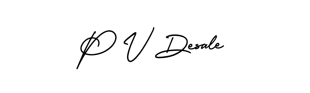 Once you've used our free online signature maker to create your best signature AmerikaSignatureDemo-Regular style, it's time to enjoy all of the benefits that P V Desale name signing documents. P V Desale signature style 3 images and pictures png