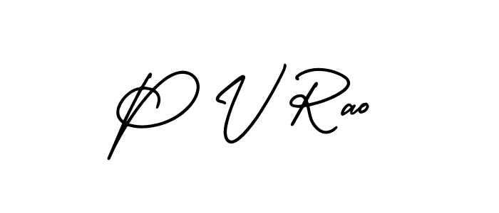 Also You can easily find your signature by using the search form. We will create P V Rao name handwritten signature images for you free of cost using AmerikaSignatureDemo-Regular sign style. P V Rao signature style 3 images and pictures png