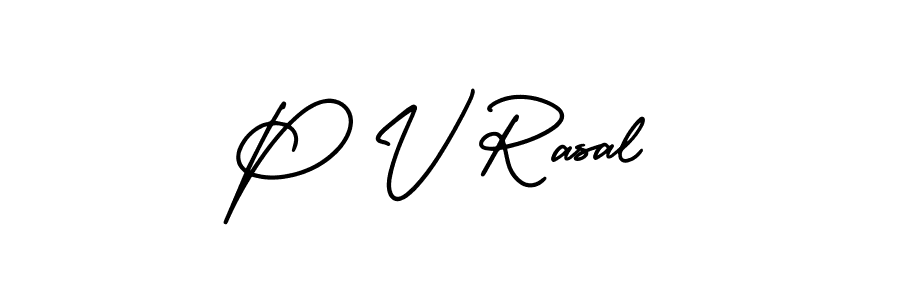 Best and Professional Signature Style for P V Rasal. AmerikaSignatureDemo-Regular Best Signature Style Collection. P V Rasal signature style 3 images and pictures png