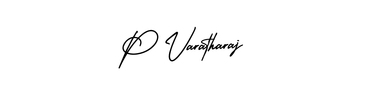 if you are searching for the best signature style for your name P Varatharaj. so please give up your signature search. here we have designed multiple signature styles  using AmerikaSignatureDemo-Regular. P Varatharaj signature style 3 images and pictures png