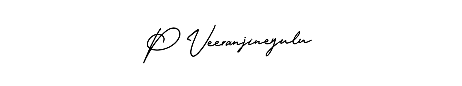 How to make P Veeranjineyulu signature? AmerikaSignatureDemo-Regular is a professional autograph style. Create handwritten signature for P Veeranjineyulu name. P Veeranjineyulu signature style 3 images and pictures png