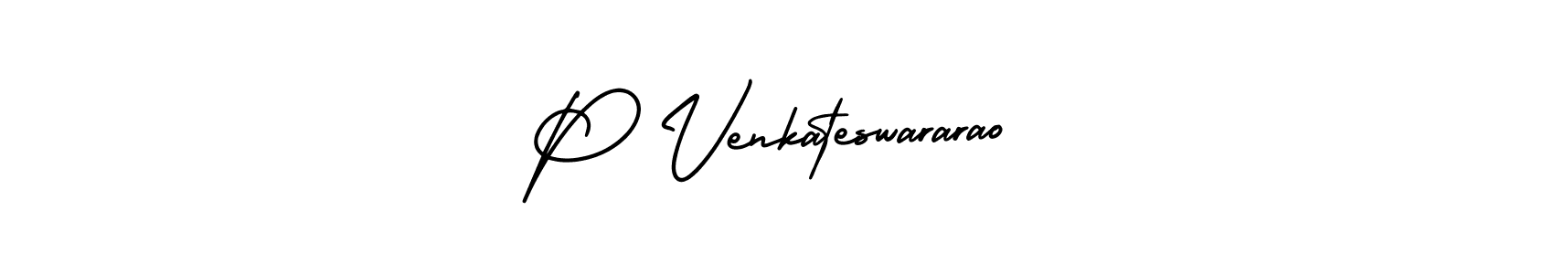 Design your own signature with our free online signature maker. With this signature software, you can create a handwritten (AmerikaSignatureDemo-Regular) signature for name P Venkateswararao. P Venkateswararao signature style 3 images and pictures png