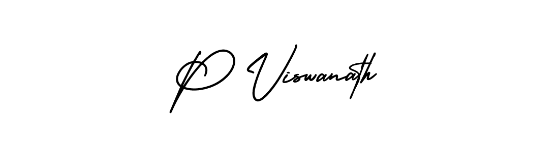 Make a beautiful signature design for name P Viswanath. Use this online signature maker to create a handwritten signature for free. P Viswanath signature style 3 images and pictures png