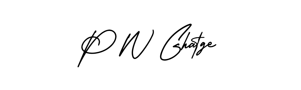 Once you've used our free online signature maker to create your best signature AmerikaSignatureDemo-Regular style, it's time to enjoy all of the benefits that P W Ghatge name signing documents. P W Ghatge signature style 3 images and pictures png