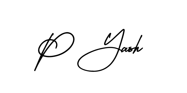 It looks lik you need a new signature style for name P Yash. Design unique handwritten (AmerikaSignatureDemo-Regular) signature with our free signature maker in just a few clicks. P Yash signature style 3 images and pictures png