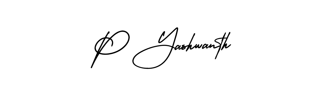 It looks lik you need a new signature style for name P Yashwanth. Design unique handwritten (AmerikaSignatureDemo-Regular) signature with our free signature maker in just a few clicks. P Yashwanth signature style 3 images and pictures png