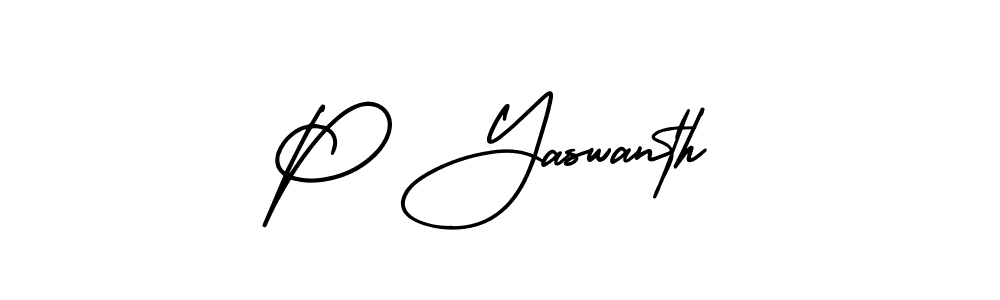 AmerikaSignatureDemo-Regular is a professional signature style that is perfect for those who want to add a touch of class to their signature. It is also a great choice for those who want to make their signature more unique. Get P Yaswanth name to fancy signature for free. P Yaswanth signature style 3 images and pictures png