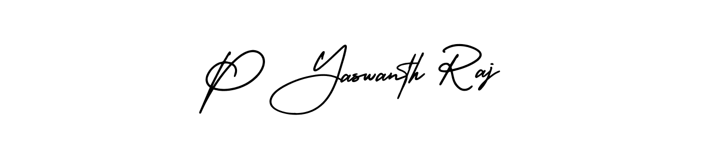 Make a beautiful signature design for name P Yaswanth Raj. Use this online signature maker to create a handwritten signature for free. P Yaswanth Raj signature style 3 images and pictures png
