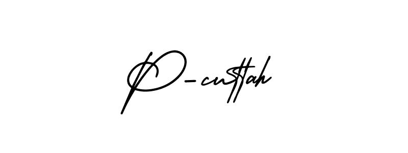 This is the best signature style for the P-cuttah name. Also you like these signature font (AmerikaSignatureDemo-Regular). Mix name signature. P-cuttah signature style 3 images and pictures png