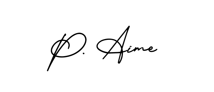 Make a short P. Aime signature style. Manage your documents anywhere anytime using AmerikaSignatureDemo-Regular. Create and add eSignatures, submit forms, share and send files easily. P. Aime signature style 3 images and pictures png