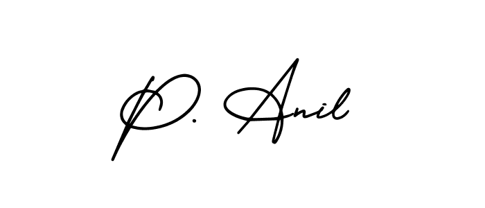 You can use this online signature creator to create a handwritten signature for the name P. Anil. This is the best online autograph maker. P. Anil signature style 3 images and pictures png