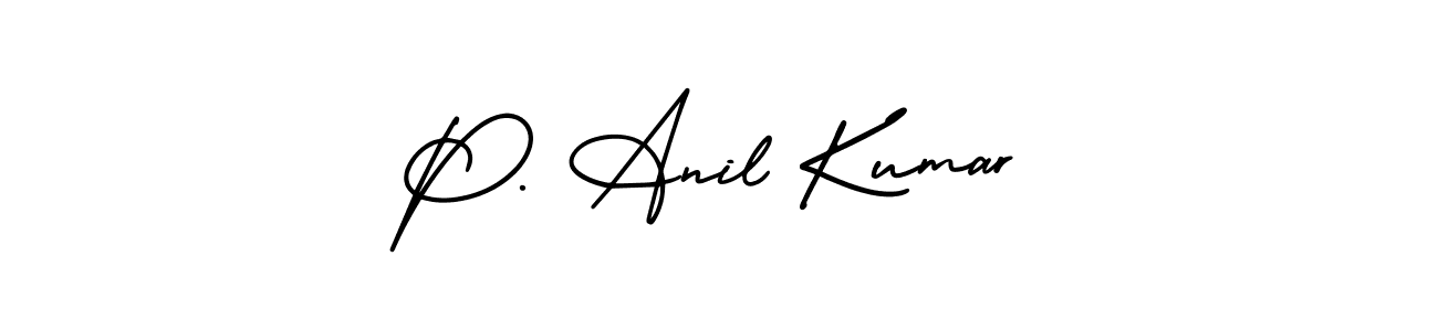 Make a beautiful signature design for name P. Anil Kumar. Use this online signature maker to create a handwritten signature for free. P. Anil Kumar signature style 3 images and pictures png