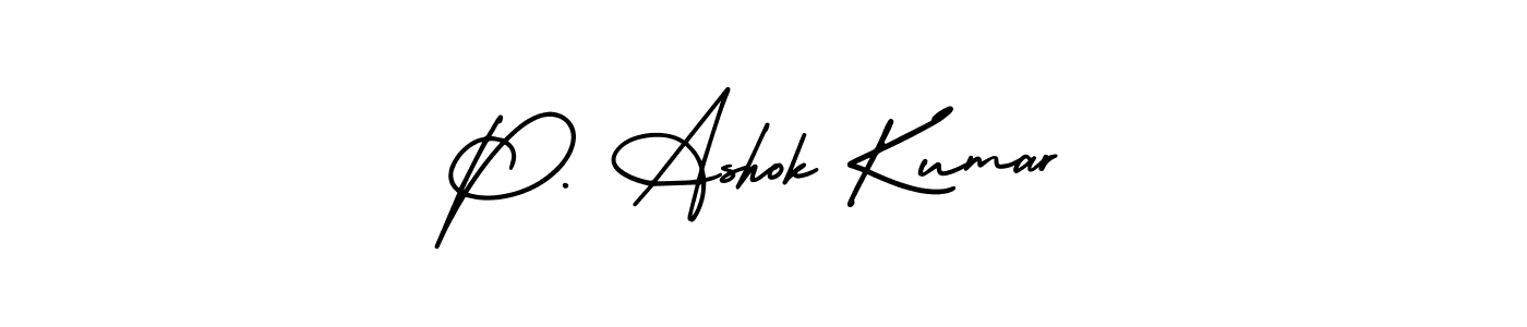 Similarly AmerikaSignatureDemo-Regular is the best handwritten signature design. Signature creator online .You can use it as an online autograph creator for name P. Ashok Kumar. P. Ashok Kumar signature style 3 images and pictures png