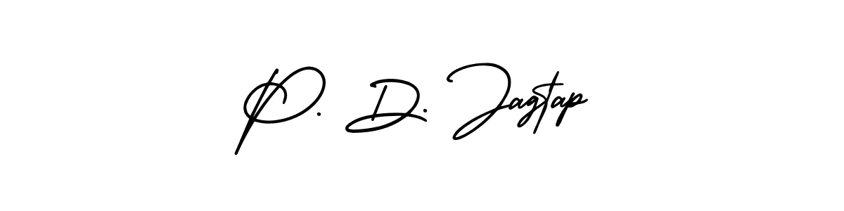 How to make P. D. Jagtap signature? AmerikaSignatureDemo-Regular is a professional autograph style. Create handwritten signature for P. D. Jagtap name. P. D. Jagtap signature style 3 images and pictures png