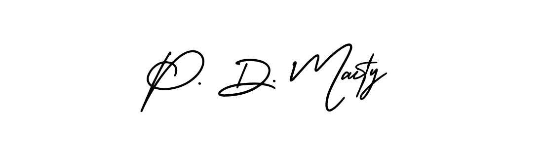 Also we have P. D. Maity name is the best signature style. Create professional handwritten signature collection using AmerikaSignatureDemo-Regular autograph style. P. D. Maity signature style 3 images and pictures png