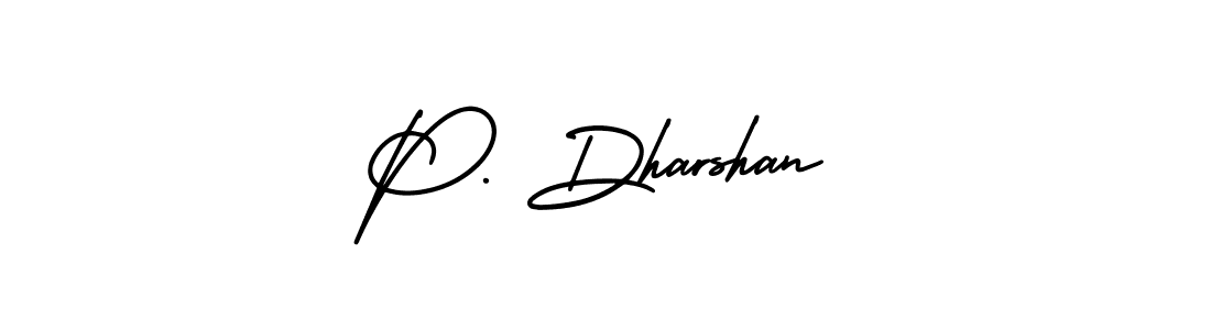 Best and Professional Signature Style for P. Dharshan. AmerikaSignatureDemo-Regular Best Signature Style Collection. P. Dharshan signature style 3 images and pictures png