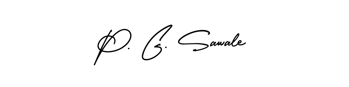 It looks lik you need a new signature style for name P. G. Sawale. Design unique handwritten (AmerikaSignatureDemo-Regular) signature with our free signature maker in just a few clicks. P. G. Sawale signature style 3 images and pictures png