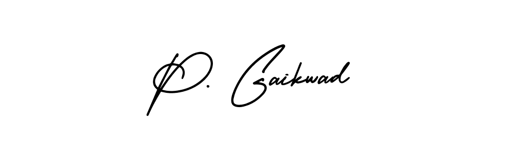 Make a beautiful signature design for name P. Gaikwad. Use this online signature maker to create a handwritten signature for free. P. Gaikwad signature style 3 images and pictures png