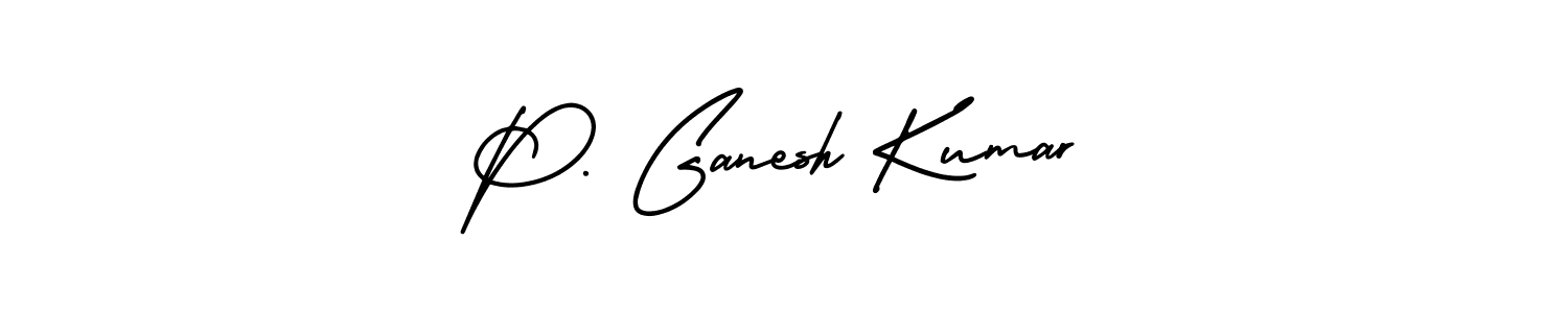 Make a short P. Ganesh Kumar signature style. Manage your documents anywhere anytime using AmerikaSignatureDemo-Regular. Create and add eSignatures, submit forms, share and send files easily. P. Ganesh Kumar signature style 3 images and pictures png