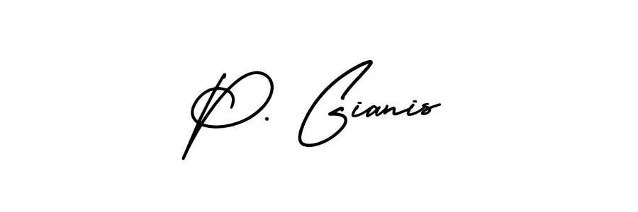 Once you've used our free online signature maker to create your best signature AmerikaSignatureDemo-Regular style, it's time to enjoy all of the benefits that P. Gianis name signing documents. P. Gianis signature style 3 images and pictures png
