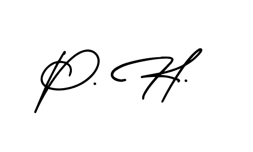 Similarly AmerikaSignatureDemo-Regular is the best handwritten signature design. Signature creator online .You can use it as an online autograph creator for name P. H.. P. H. signature style 3 images and pictures png