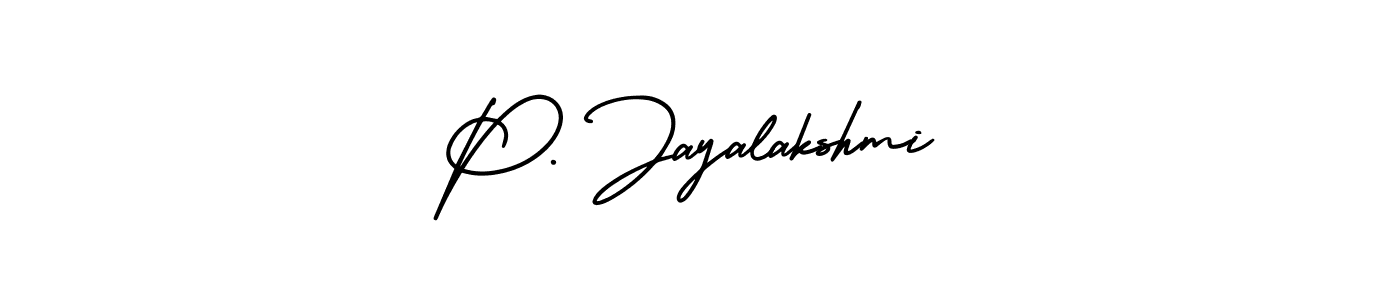 Also we have P. Jayalakshmi name is the best signature style. Create professional handwritten signature collection using AmerikaSignatureDemo-Regular autograph style. P. Jayalakshmi signature style 3 images and pictures png