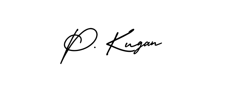 Create a beautiful signature design for name P. Kugan. With this signature (AmerikaSignatureDemo-Regular) fonts, you can make a handwritten signature for free. P. Kugan signature style 3 images and pictures png