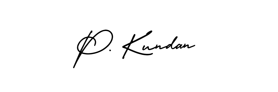 Also we have P. Kundan name is the best signature style. Create professional handwritten signature collection using AmerikaSignatureDemo-Regular autograph style. P. Kundan signature style 3 images and pictures png