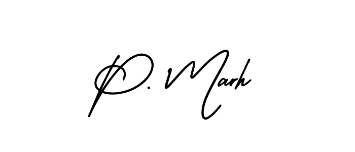 Best and Professional Signature Style for P. Marh. AmerikaSignatureDemo-Regular Best Signature Style Collection. P. Marh signature style 3 images and pictures png