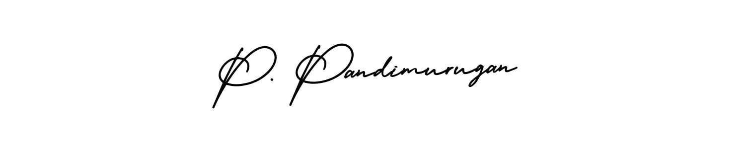 Make a short P. Pandimurugan signature style. Manage your documents anywhere anytime using AmerikaSignatureDemo-Regular. Create and add eSignatures, submit forms, share and send files easily. P. Pandimurugan signature style 3 images and pictures png