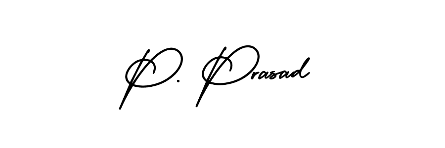Similarly AmerikaSignatureDemo-Regular is the best handwritten signature design. Signature creator online .You can use it as an online autograph creator for name P. Prasad. P. Prasad signature style 3 images and pictures png