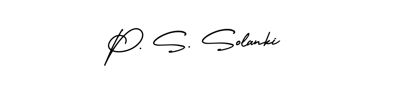 Also we have P. S. Solanki name is the best signature style. Create professional handwritten signature collection using AmerikaSignatureDemo-Regular autograph style. P. S. Solanki signature style 3 images and pictures png