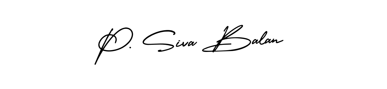 Also we have P. Siva Balan name is the best signature style. Create professional handwritten signature collection using AmerikaSignatureDemo-Regular autograph style. P. Siva Balan signature style 3 images and pictures png