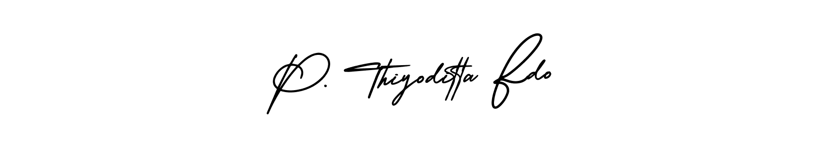 Here are the top 10 professional signature styles for the name P. Thiyoditta Fdo. These are the best autograph styles you can use for your name. P. Thiyoditta Fdo signature style 3 images and pictures png