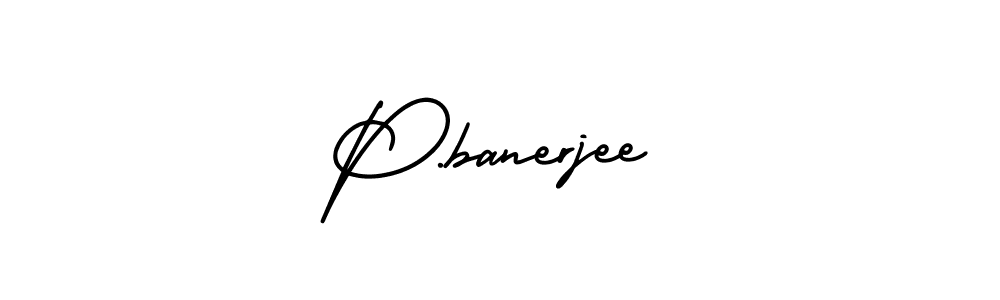 It looks lik you need a new signature style for name P.banerjee. Design unique handwritten (AmerikaSignatureDemo-Regular) signature with our free signature maker in just a few clicks. P.banerjee signature style 3 images and pictures png