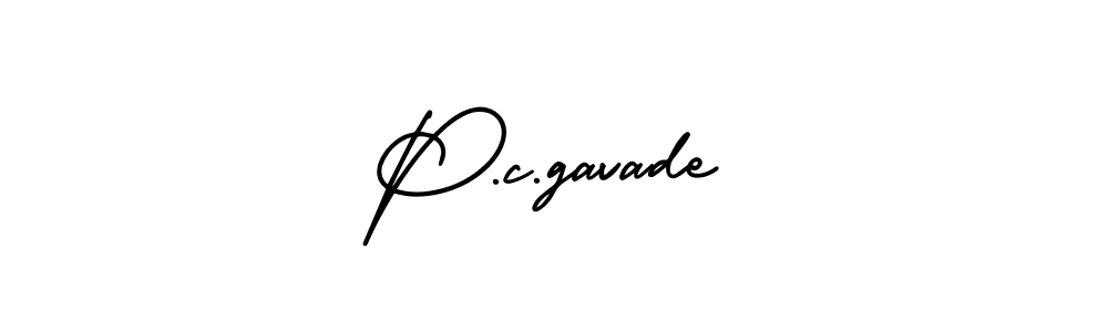 How to Draw P.c.gavade signature style? AmerikaSignatureDemo-Regular is a latest design signature styles for name P.c.gavade. P.c.gavade signature style 3 images and pictures png