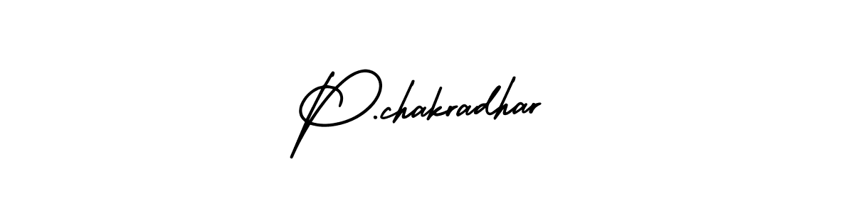 How to make P.chakradhar signature? AmerikaSignatureDemo-Regular is a professional autograph style. Create handwritten signature for P.chakradhar name. P.chakradhar signature style 3 images and pictures png