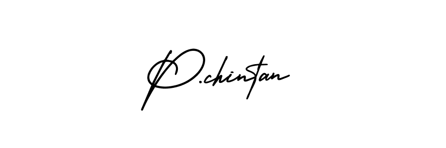 Also You can easily find your signature by using the search form. We will create P.chintan name handwritten signature images for you free of cost using AmerikaSignatureDemo-Regular sign style. P.chintan signature style 3 images and pictures png