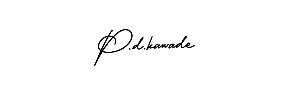 Make a beautiful signature design for name P.d.kawade. With this signature (AmerikaSignatureDemo-Regular) style, you can create a handwritten signature for free. P.d.kawade signature style 3 images and pictures png