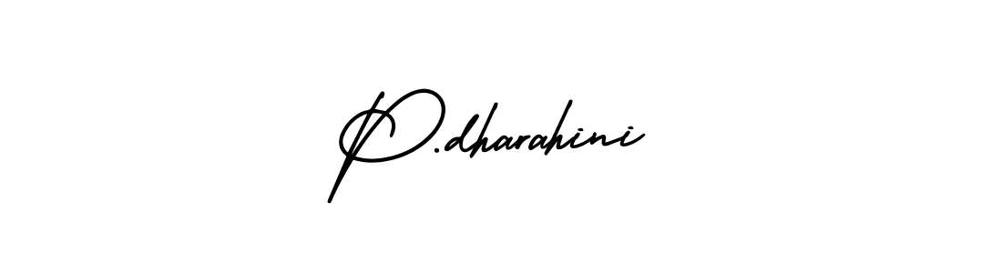 Best and Professional Signature Style for P.dharahini. AmerikaSignatureDemo-Regular Best Signature Style Collection. P.dharahini signature style 3 images and pictures png