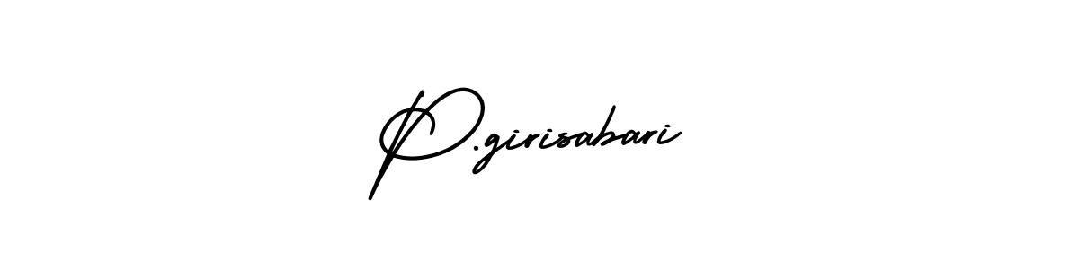 It looks lik you need a new signature style for name P.girisabari. Design unique handwritten (AmerikaSignatureDemo-Regular) signature with our free signature maker in just a few clicks. P.girisabari signature style 3 images and pictures png