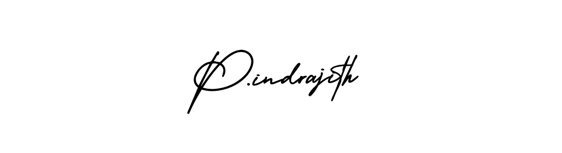 AmerikaSignatureDemo-Regular is a professional signature style that is perfect for those who want to add a touch of class to their signature. It is also a great choice for those who want to make their signature more unique. Get P.indrajith name to fancy signature for free. P.indrajith signature style 3 images and pictures png