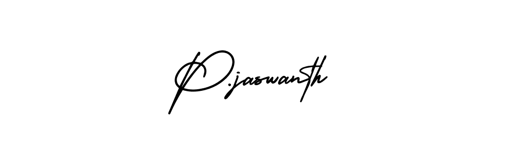 AmerikaSignatureDemo-Regular is a professional signature style that is perfect for those who want to add a touch of class to their signature. It is also a great choice for those who want to make their signature more unique. Get P.jaswanth name to fancy signature for free. P.jaswanth signature style 3 images and pictures png