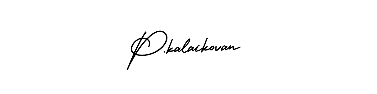 It looks lik you need a new signature style for name P.kalaikovan. Design unique handwritten (AmerikaSignatureDemo-Regular) signature with our free signature maker in just a few clicks. P.kalaikovan signature style 3 images and pictures png