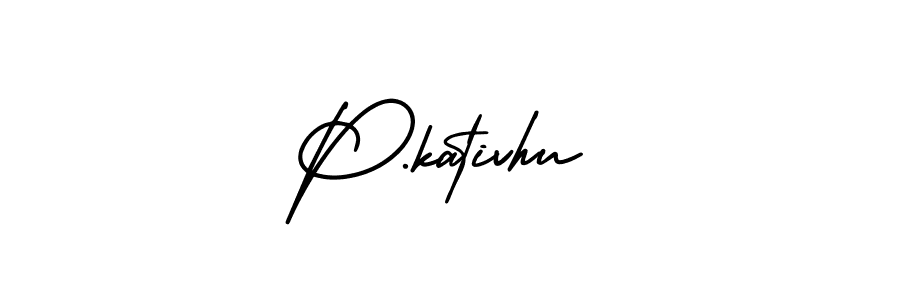 This is the best signature style for the P.kativhu name. Also you like these signature font (AmerikaSignatureDemo-Regular). Mix name signature. P.kativhu signature style 3 images and pictures png