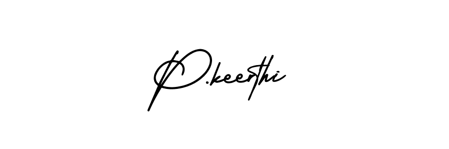 How to Draw P.keerthi signature style? AmerikaSignatureDemo-Regular is a latest design signature styles for name P.keerthi. P.keerthi signature style 3 images and pictures png